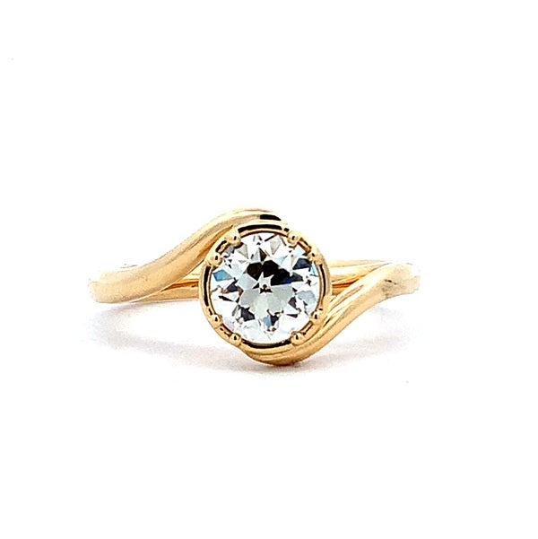 18ct Yellow Gold Old European Cut 1.00ct JVS1 - Size N