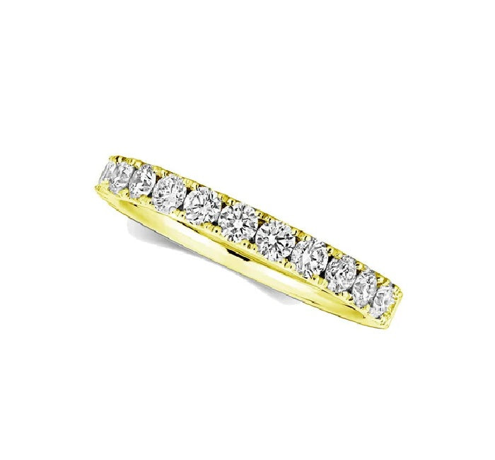 18ct Yellow Gold Diamond Band Ring – 0.63ct GSI