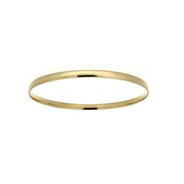 9ct Yellow Gold Comfort Fit Bangle – 5mm x 63mm