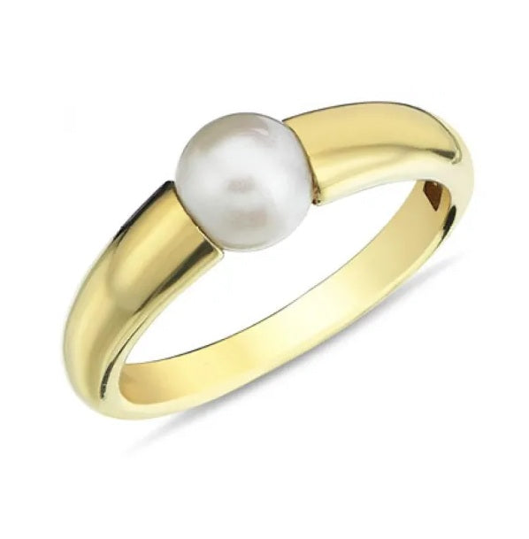 9ct Yellow Gold Freshwater Pearl Dress Ring
