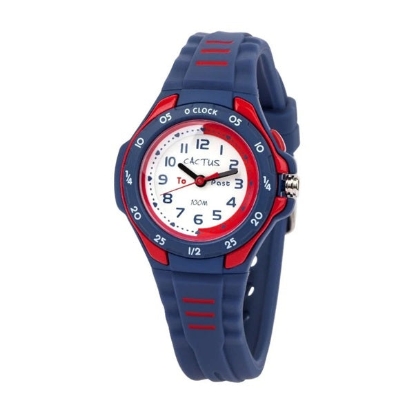 Cactus Kids Watch Blue/Red Time Teacher - Mentor
