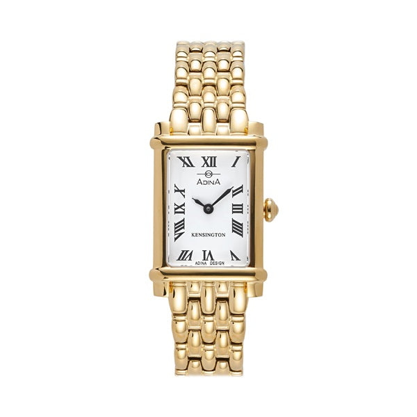 Adina Kensington Tank style Dress Watch GP CT130G1RB