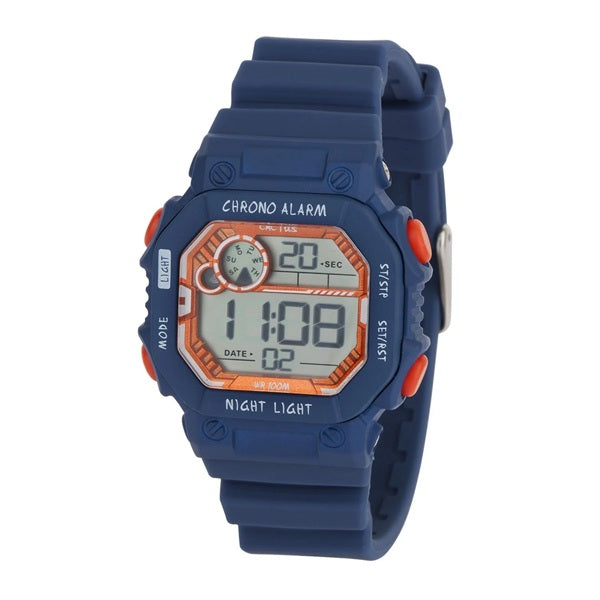 Cactus Kids Digital Watch - Blue