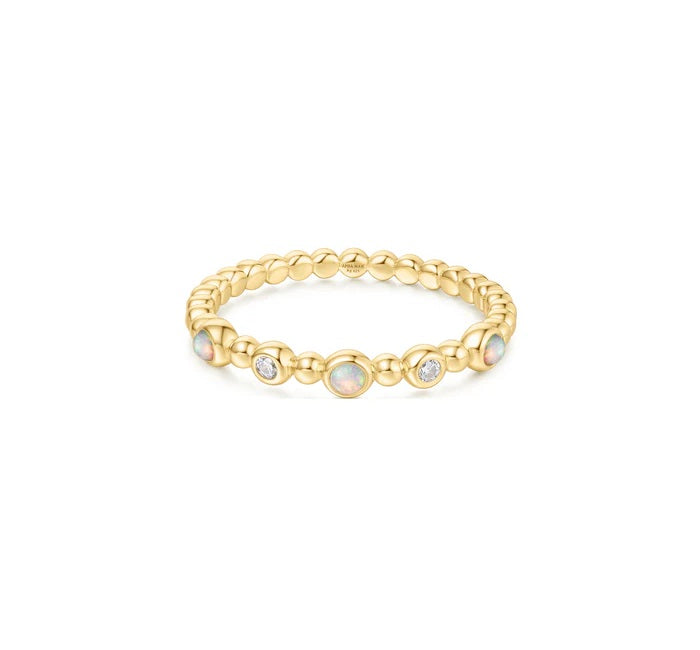Ania Haie Gold Opal Bead Ring