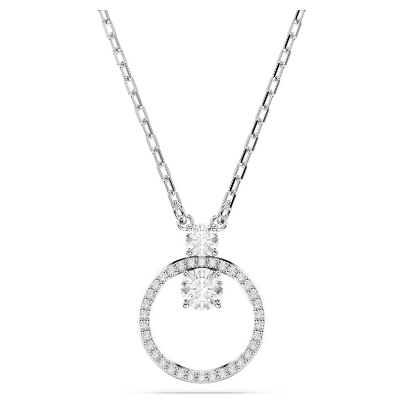 Swarovski Constella Pendant Pavé, Round Cut, Rhodium plated 5692261