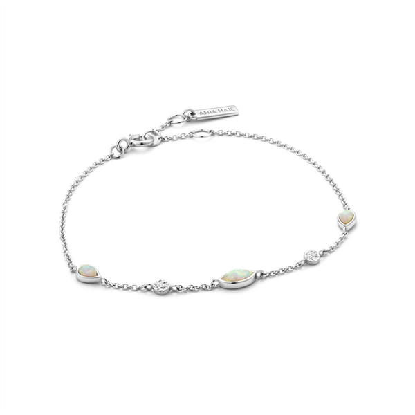 Ania Haie Silver Opal Colour Bracelet
