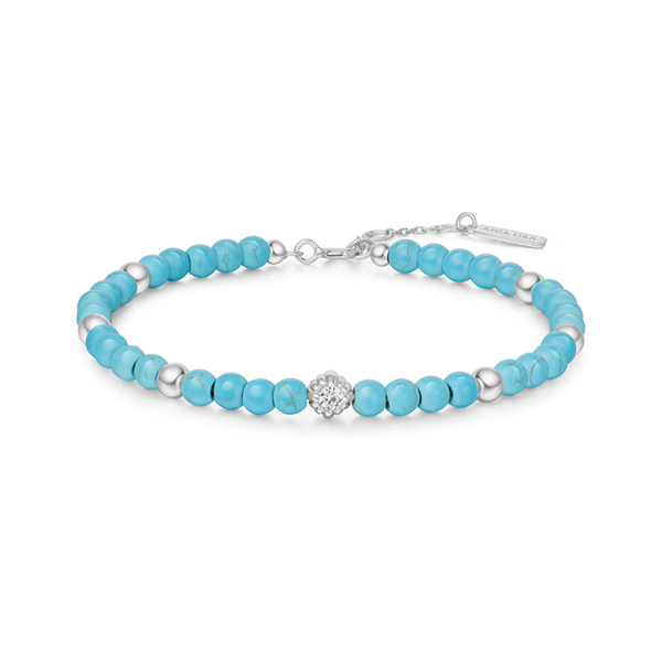 Ania Haie Silver Lab Created Turquoise Bracelet