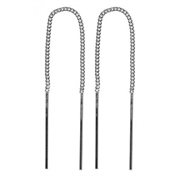 Sterling Silver ItalianThread Earrings