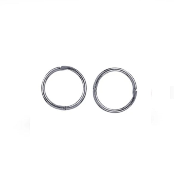 Sterling Silver Plain 8mm Sleepers
