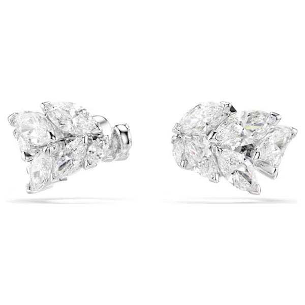 Swarovski Mesmera ear cuffs Marquise cut, White, Rhodium plated 5747998