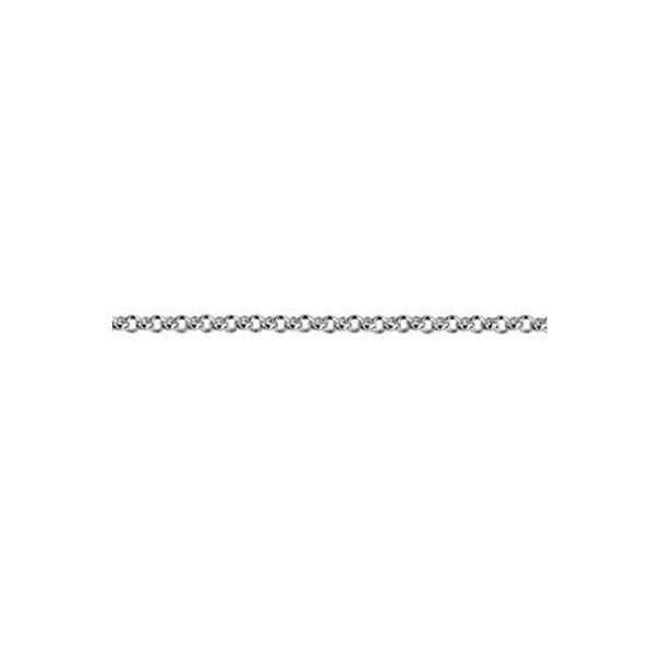 Sterling Silver Round Belcher Chain 45cm