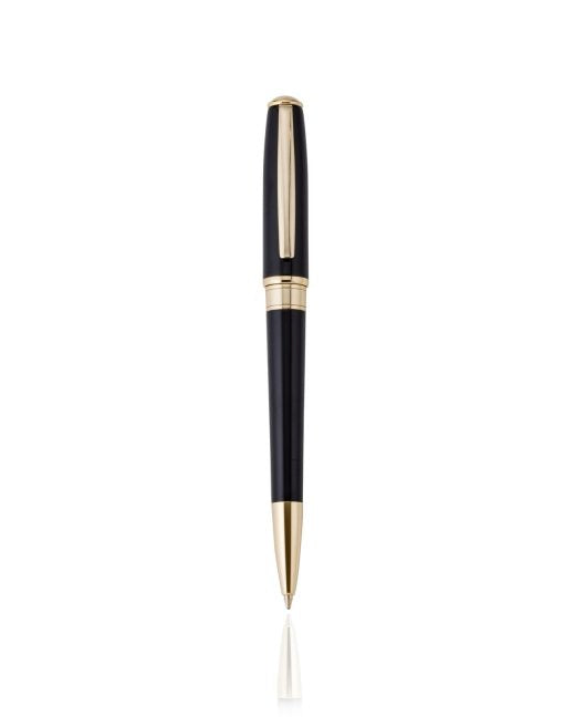 Cudworth Polished 14Ct Gold Plate /Blk Ballpoint Pen